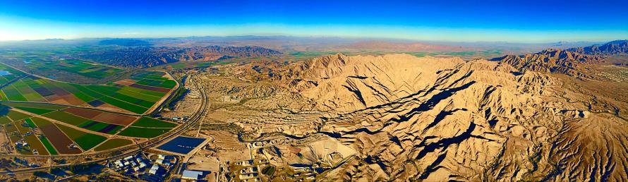 Hot Air Balloons Over Yuma Panoramic View
